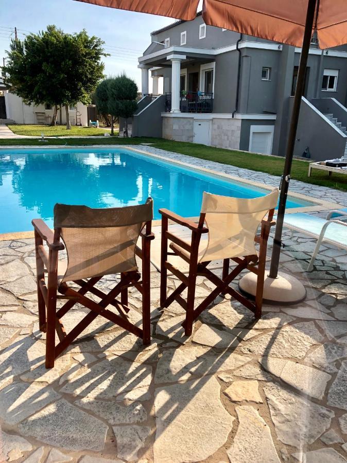 Sunlit Pool House Villa Posidhonía Eksteriør bilde